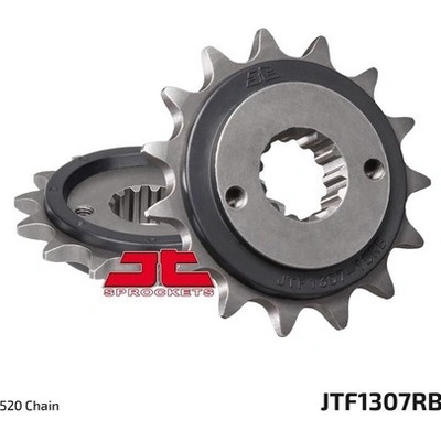 reťazové koliesko s tlmiacou gumovou vrstvou JTF1307.15RB,JT (15 zubov) KAWASAKI