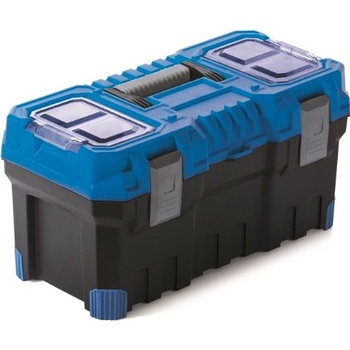PROSPERPLAST TITAN PLUS Plastový kufr na nářadí modrý 554 x 286 x 276 mm NTP22C