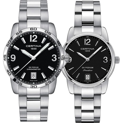 Certina Комплект часовници за двойки Certina DS Podium C034.451. 11.057. 00-C034.210. 11.057. 00 (C034.451.11.057.00-C034.210.11.057.00)