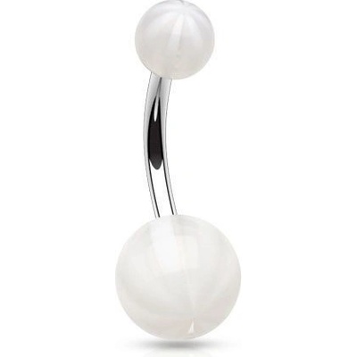 Šperky4U piercing do pupíku banánek BA01014-W