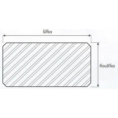 Dřevěný hranol konstrukční KVH Si 80 x 80 x 2500 mm smrk hoblovaný