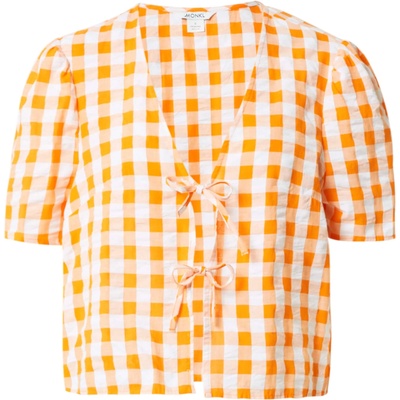 Monki Блуза оранжево, размер M