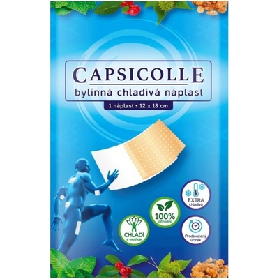 CAPSICOLLE bylinná chladivá náplast 12 x 18 cm 1 ks