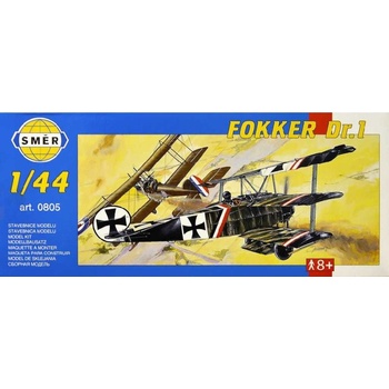 Směr Fokker Dr.1 slepovací stavebnice letadlo 1:48