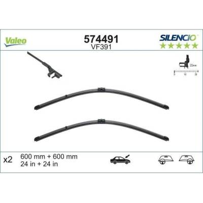Valeo Silencio X-TRM 600+600 mm VA 574491