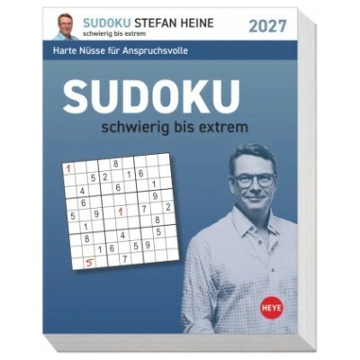 Stefan Heine Sudoku schwierig bis extrem Tagesabreiß 2027