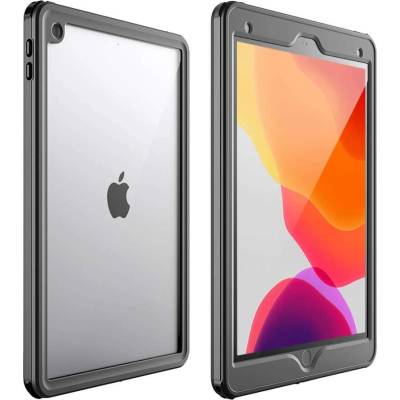 Eiger Peak 3000m IP68 Case - ударо и водоустойчив калъф от най-висок клас за iPad 7 (2019), iPad 8 (2020) (черен)