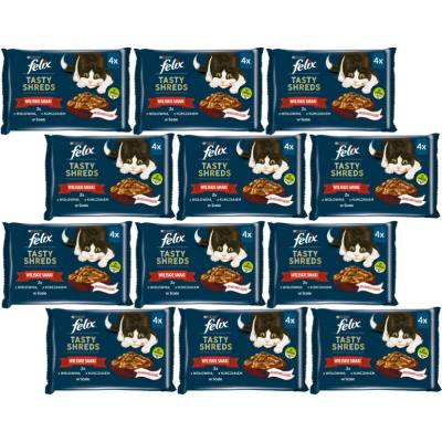 FELIX Tasty Shreds Country Flavours in Sauce 12x(4x80g)