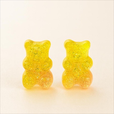 HARAHU Обеци gb-38716 - Жълта / Оранжева kp38716 (gb-38716)