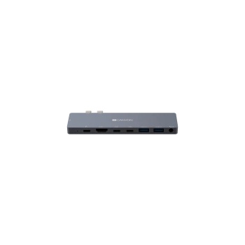 CANYON Хъб USB Canyon DS-8 8in1 Thunderbolt 4k Space Grey