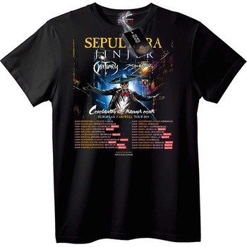 NOONEBRAND Тениска Sepultura Европейско сбогуване 2024 - 2XL, White