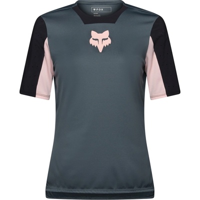 FOX Womens Defend SS Jersey Creation deep cobalt Dámsky