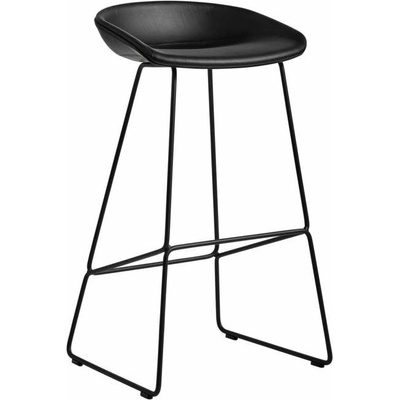 Hay Aas 39 High black powder coated steel + sierra leather SI1001