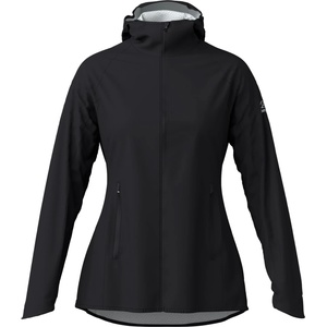 Löffler Дамско водоустойчиво яке за колоездене Löffler Women's Hooded Jacket WPM Pocket Cycling jacket - Black - размер 42 (EU) (151-0641-0515)
