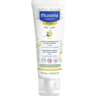 Mustela Bébé Dry Skin výživný krém pre suchú pleť pre deti od narodenia 40 ml