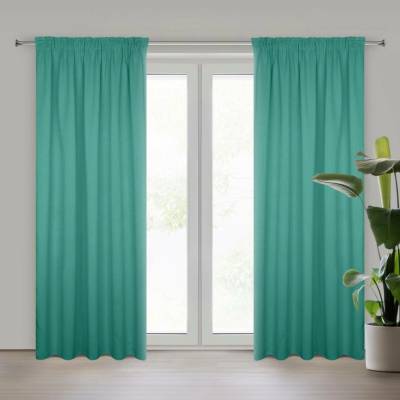 Design 91 ZATEMŇOVACÍ ZÁVĚS NA PÁSCE PARISA 135X270 CM MENTOLOVÁ
