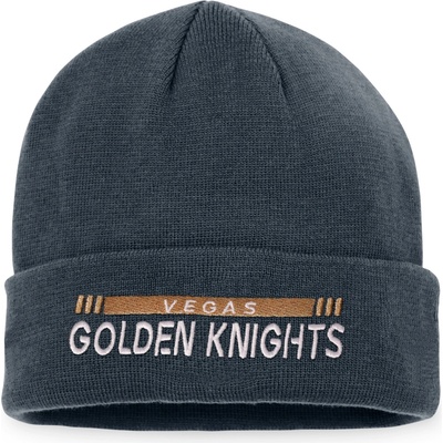 Fanatics Zimná čiapka Vegas Golden Knights Authentic Pro Game & Train Cuffed Knit Black