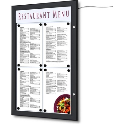 Jansen Display menu vitrína 4 x A4 – Zbozi.Blesk.cz