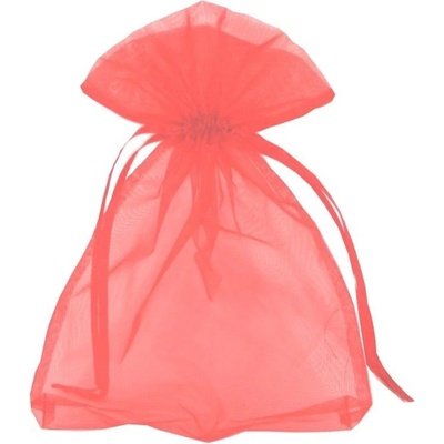 Dárkový sáček organzový BEAUTY ORGANDY červený 20 x 28cm
