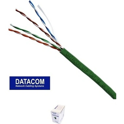 Datacom 1158 UTP Cat5e, PVC, 305m, zelený