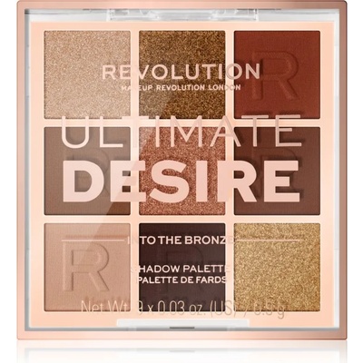 Revolution Beauty Ultimate Desire палитра сенки за очи цвят Into The Bronze 8, 1 гр