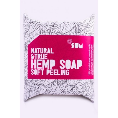 SUM Konopné mydlo Soft Peeling Natural & True 80 g