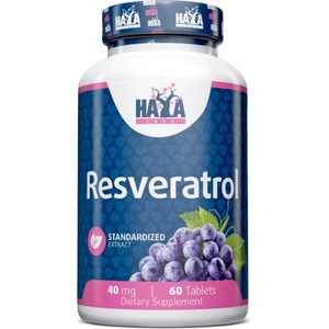 Haya Labs Resveratrol, 60 таблетки, Haya Labs (14714)