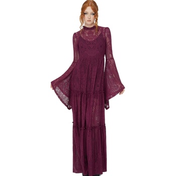 KILLSTAR рокля дамска KILLSTAR - Hecate - Plum - KSRA013905