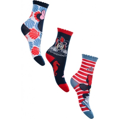 Disney Minnie dívčí ponožky OCEAN set 2