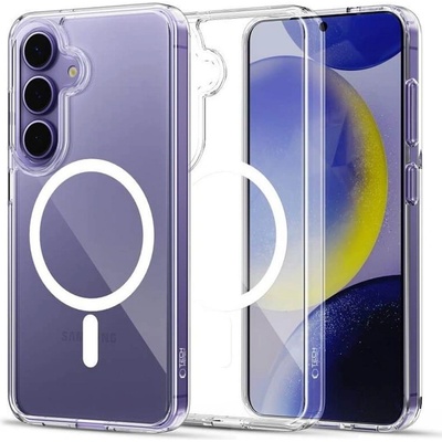 Tech-Protect Magsafe Калъф за Samsung S25, Tech-Protect Clear Mag Cover Case, Прозрачен (5906302322077)