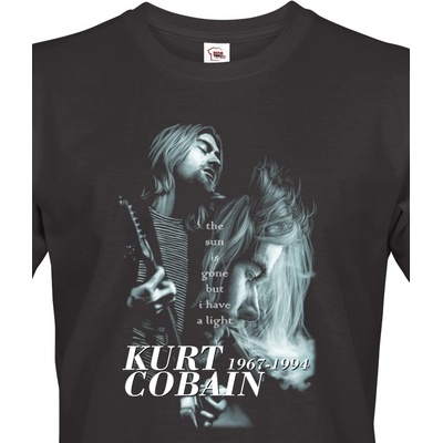 Bezvatriko.cz Kurt Cobain Canvas 0964 černá
