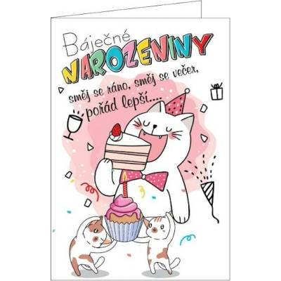 Blahopřání do obálky BÁJEČNÉ NAROZENINY (BOD-2482)
