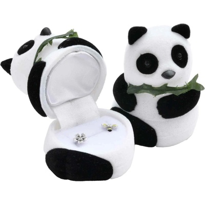 Zlatnictví Helios Krabička na šperky -Panda s bambusem