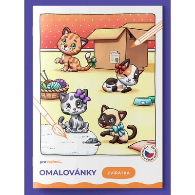 Omalovánky A5 Zvířátka