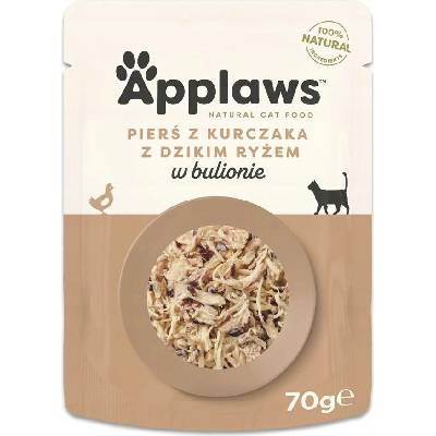 APPLAWS Chicken breast with wild rice in broth 70 g