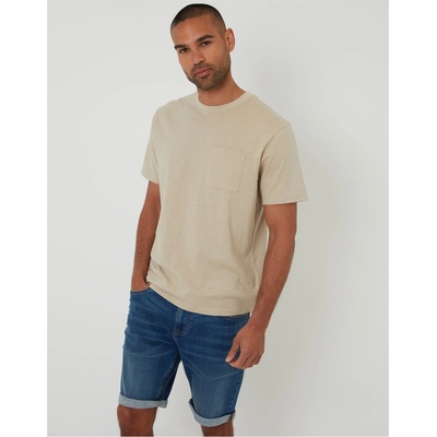 Threadbare Тениска Threadbare Men's Garfunkel Regular Fit T-Shirt - Stone