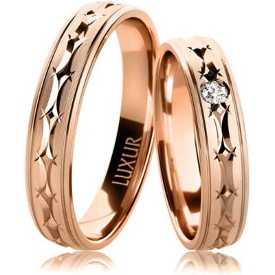 Luxur Snubní prsteny Astral L 4 M 3