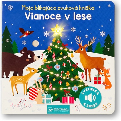 Moja blikajúca zvuková knižka - Vianoce v lese
