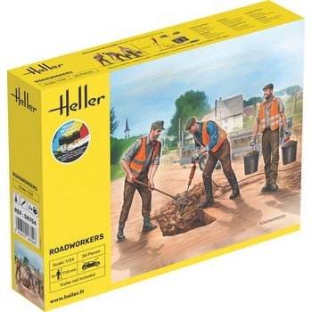 Heller Road Workers Starter Kit 1:24