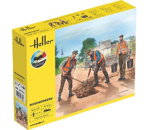 Heller Road Workers Starter Kit 1:24
