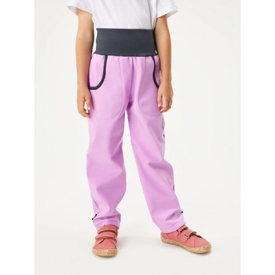 unuo Dětské softshellové kalhoty bez zateplení Basic Lila – Zbozi.Blesk.cz