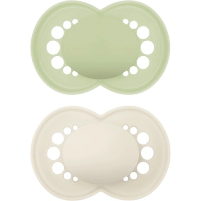 MAM Original 16m+ биберон Green/ Beige 2 бр
