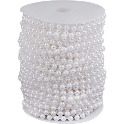 Perlový řetěz Ø6 mm bílý - 1m – Zboží Dáma