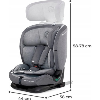 Kinderkraft ONETO3 i-Size 2023 cool grey