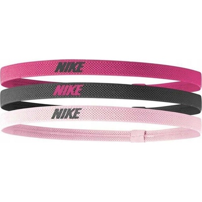 Nike elastic headbands 2.0 3 pk N.100.4529.658.OS Ružov