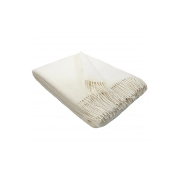 Interblanket 100% Вълнено Одеяло: Вечна Елегантност В Чисто Бяло