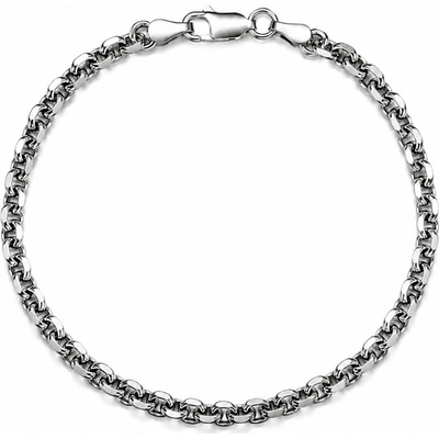 Bealio 14487 stříbrný náramek ANKER 3,5 mm 22 cm 03-14487-4721