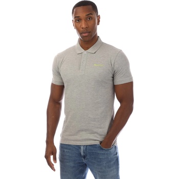 AQUASCUTUM Men's Short-Sleeve Polo - Lt Mel Grey