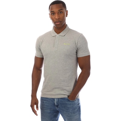 AQUASCUTUM Men's Short-Sleeve Polo - Lt Mel Grey