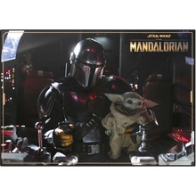 CurePink podložka na stůl Star Wars Hvězdné války Mandalorian TSEH375